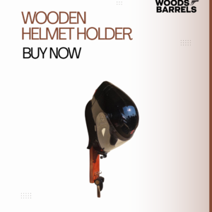 WOODEN HELMET & KEYCHAIN HOLDER